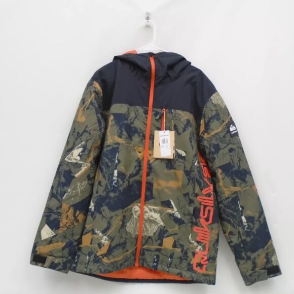 QUIKSILVER D MORTON RIPPER CAMO MEN'S LARGE SNOWBOARD / SKI WINTER JACKET - Picture 1 of 2